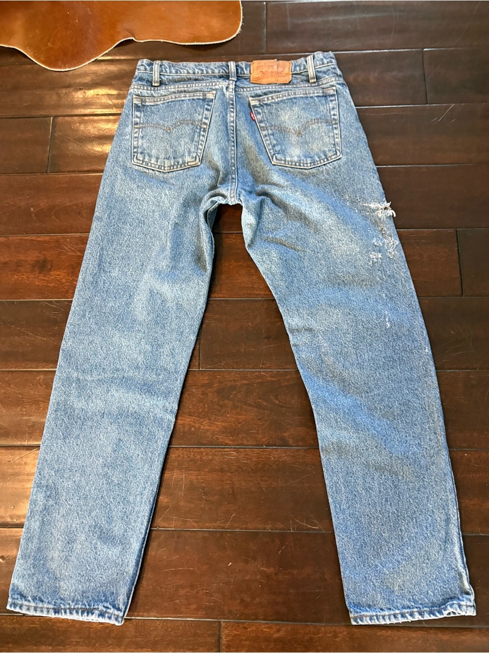Vintage 1980’s Levi's 506 Medium WashStraight Leg Light Blue Jeans - Made in USA - Picture 2 of 15